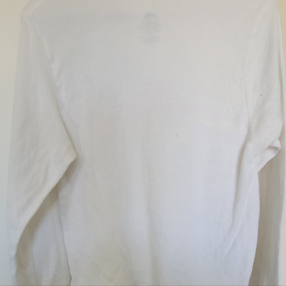 3 Thermal like t-shirts, has shrunk in the dryer so they're real small, white